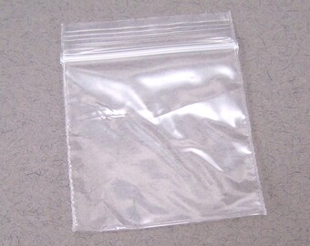 ... x1.5 Small Clear Plastic Ziplock bags - Small Recloseable Poly Bag