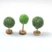 Crochet green Tree - 3 pcs, Fairy Forest toys for playscape