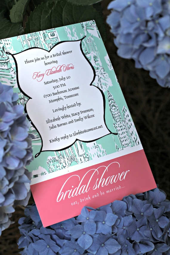 Items similar to Sophisticated Social Event Invitation: Set of 10 on Etsy