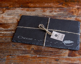 Welsh Slate Cheese Board 'Cheese'