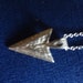 Sterling Silver Native American Indian Arrowhead Necklace 925