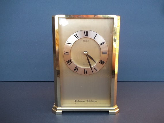 Seiko Quartz Westminster-Whittington Chime by gorbysartandantiques