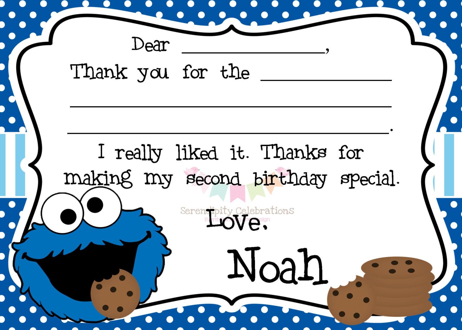 Cookie Monster Inspired Collection: Printable 4 Party