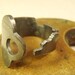 Antique Key Ring - Sister Ring - Size 7.5