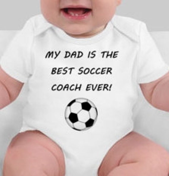 My dad is the best soccer coach baby tee soccer dad gift