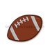 Football Applique -- Boy Embroidery Design Machine Applique No. 045