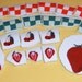 RESERVED FOR SLIMFIN Take 40% Off, Mosaic Focals and Tiles, Hand Cut , Mosaic Supplies, Jewelry Supplies, Cherries, Strawberries