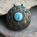 Turquoise Afghan Pendant