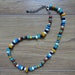 Viking-style Porcelain beaded necklace
