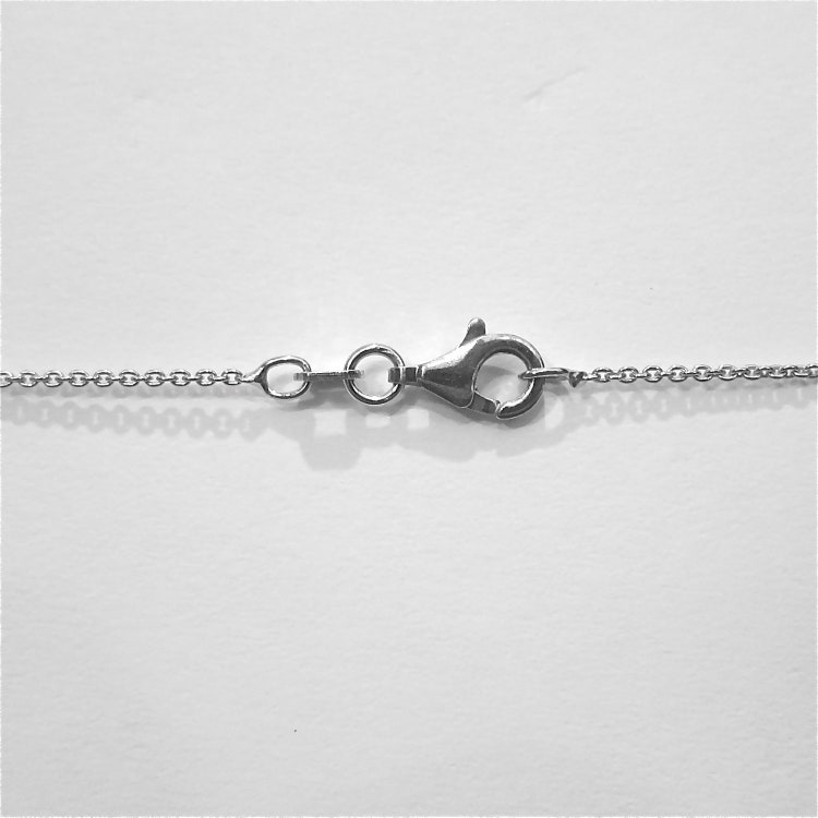Large Sterling Silver Monogram Necklace with or by SkinnyBling