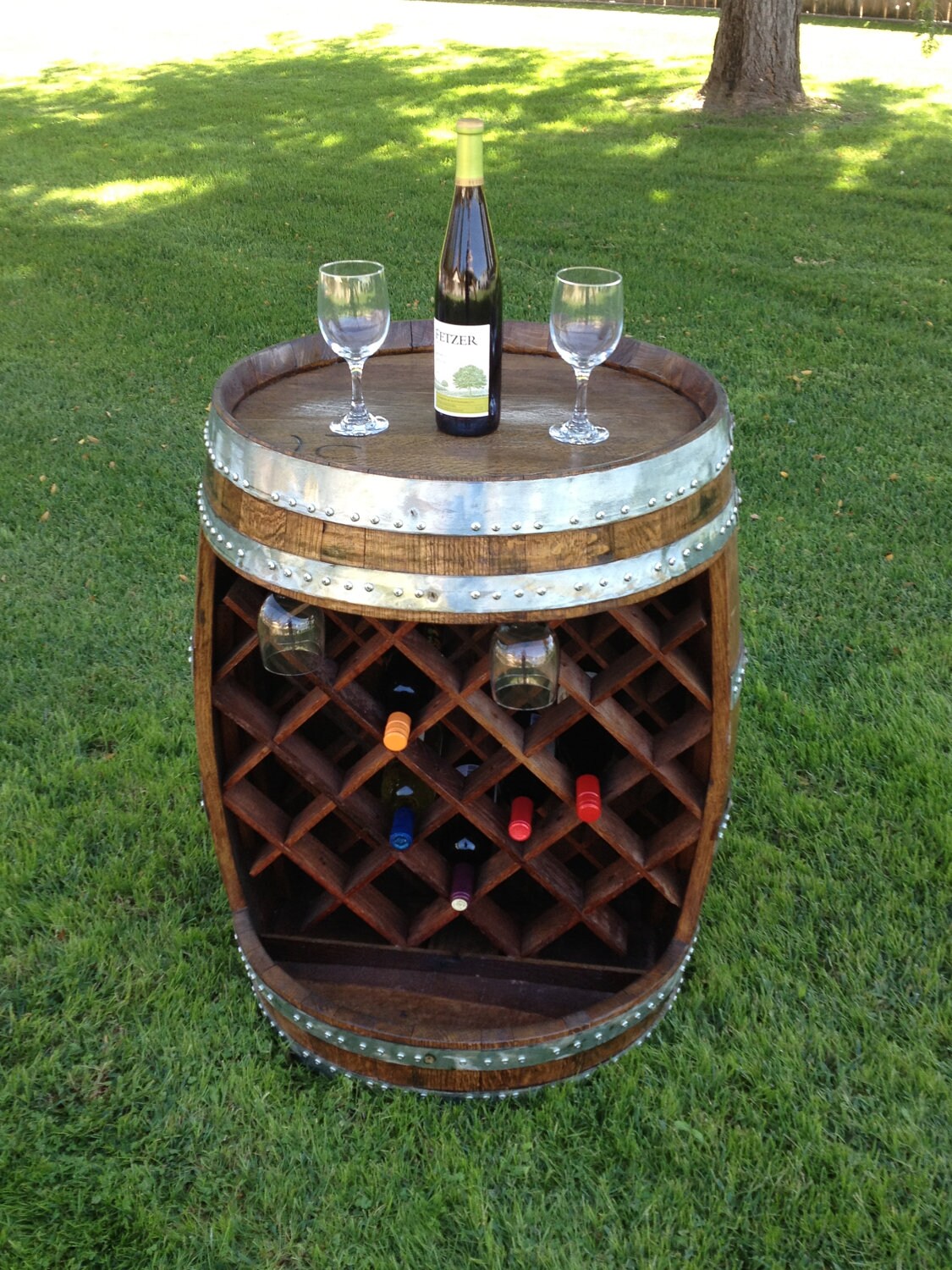 Tonneau de vin casier à vin par WyldatHeartCustoms sur Etsy