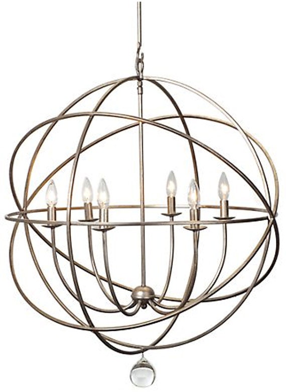Olde Silver Eclipse Chandelier Updated From Z Gallerie Olde Silver Eclipse Chandelier Updated From Z Gallerie