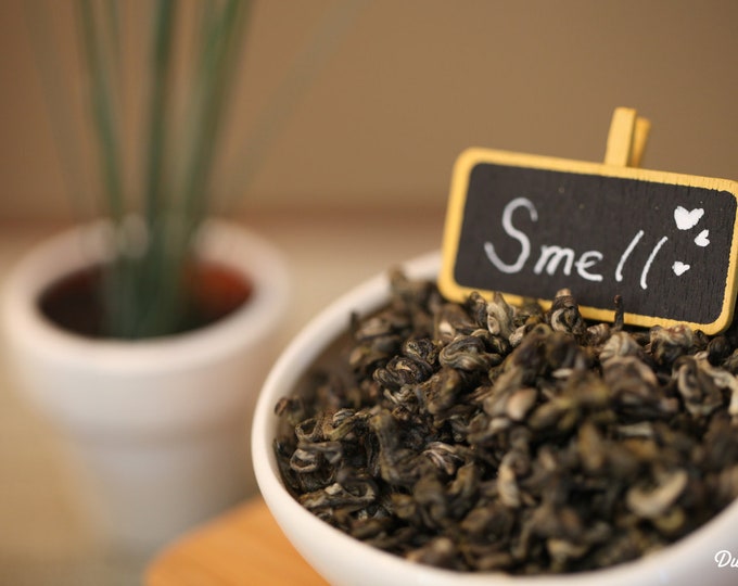 Green Tea - Organic Pi Lo Chun Loose Leaf Tea Premium NET 30 grams/ 1.1 oz