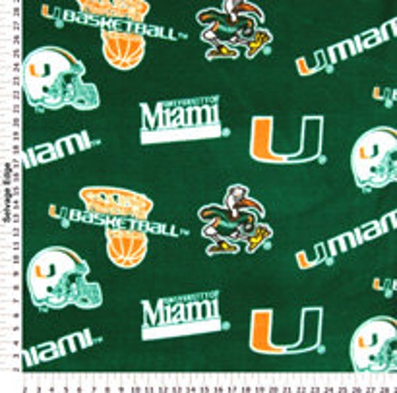 University of Miami Blanket Hurricanes by BlanketsUnlimited