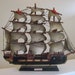 Vintage Model Ship Fragata Espanola ano 1780