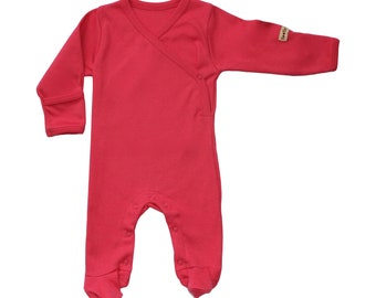 Organic Baby Clothes - Baby Pyjamas - Baby Pajamas - Teal Blue, Natural, Pink or Black-Select sizes sold out