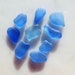 Rare Cornflower Sea Glass Authentic Beach Glass from Glass Beach Fort Bragg ca