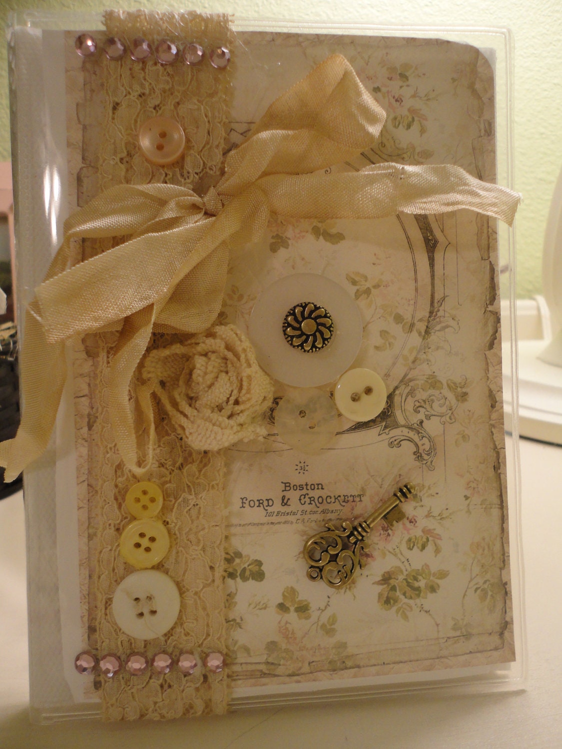 shabby chic ivory photo book album ribbons vintage by shabby chic ivory photo book album ribbons vintage by