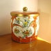 Vintage Daher English Cookie Tin Container, Cookie Jar, Made in England, Floral