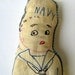 Hand made World War II Navy doll