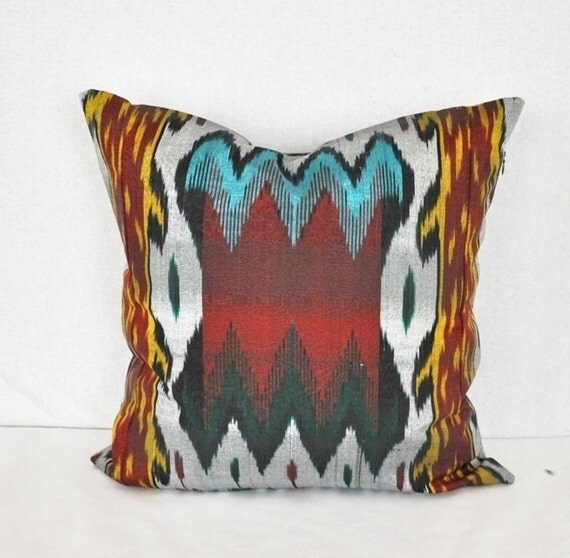 20 x 20 inch ikat Pillow cover by on Etsy