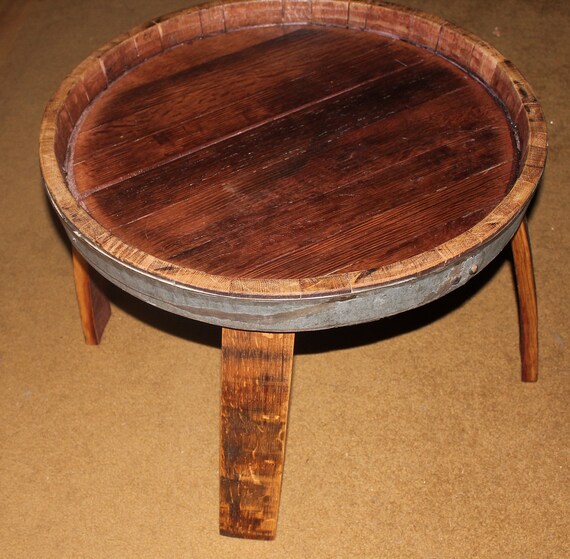 Items similar to Hand Made Napa Valley Wine Barrel Table on Etsy