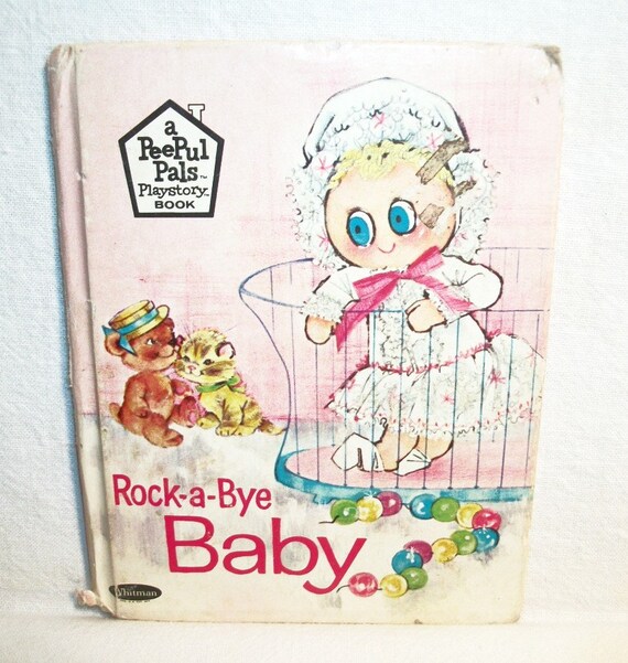 Rock A Bye Baby Toddler Activity Book Vintage Peepul Pals Play