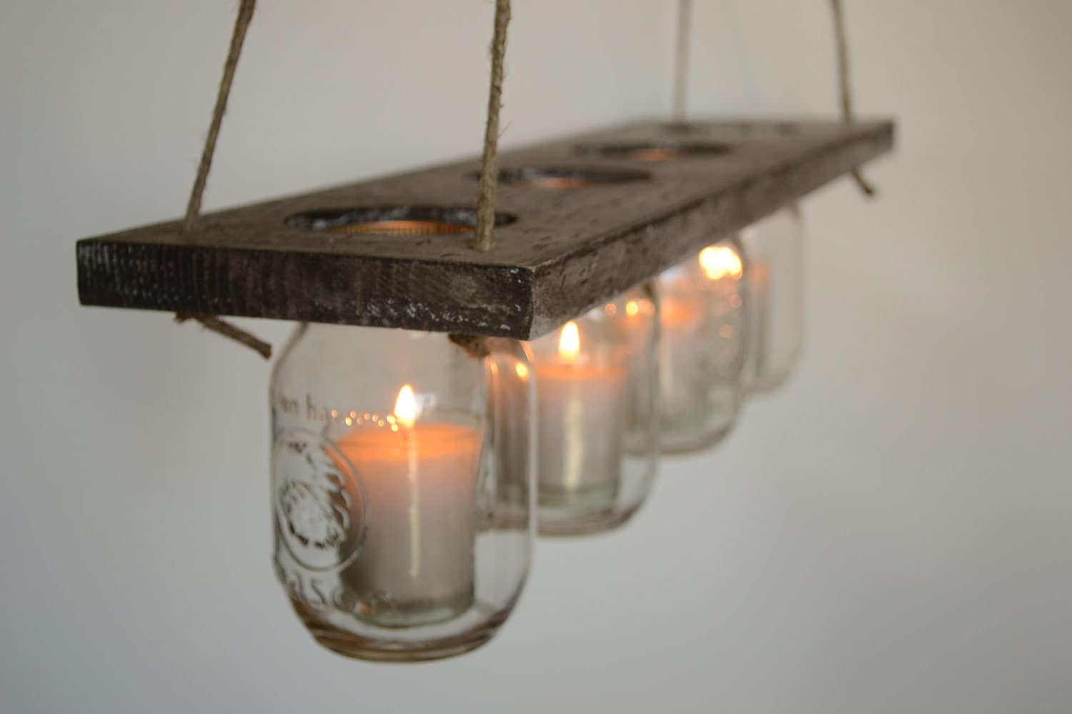Primitive Hanging Candle Holder by SpreadALittleCheer on Etsy