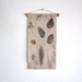 Reserved for Dana Arnold -Wall Hanging - Hand stamped fabric