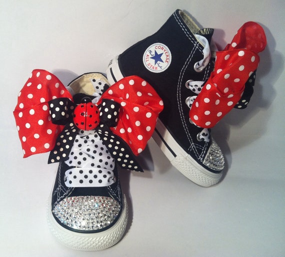 Items similar to Custom Converse Red Chuck Taylor All star shoes with ...