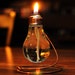 Light Bulb Oil Lamp.