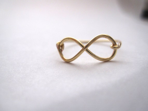 Gold Infinity Ring