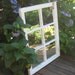 Reclaimed Wooden Barn Window Mirror White