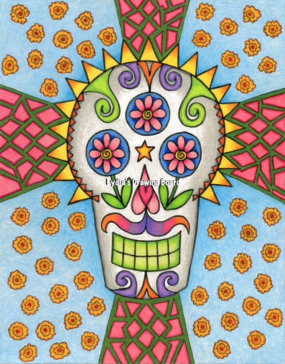 Day of the Dead, Day of the Dead Art, Sugar Skull, Sugar Skull Art