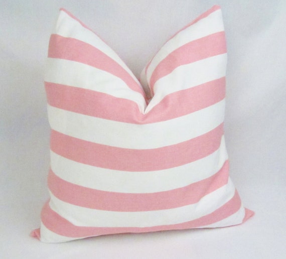 Items similar to Horizontal Navy Stripe Pillow Cover . 20 x 20 inch