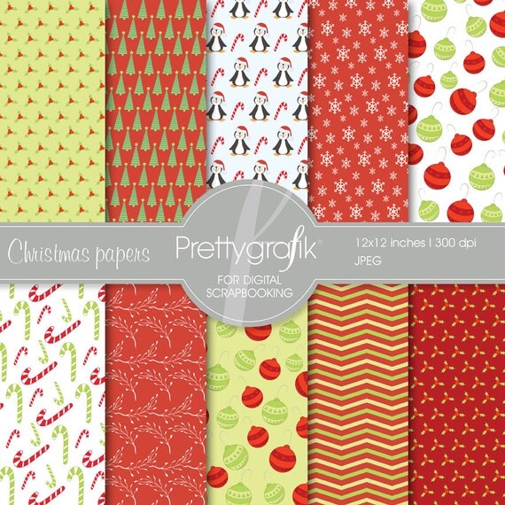 80% 0FF SALE Christmas digital paper, commercial use, scrapbook papers, background - PS557 Il_570xn