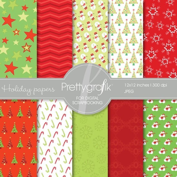 80% 0FF SALE Christmas digital paper, commercial use, scrapbook papers, background - PS558 Il_570xn