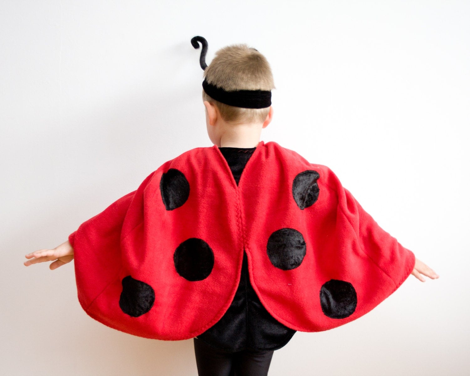 Toddler Girl Halloween Costume Ladybug Costume Red Cape by oKidz