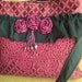 CLEARANCE SALE - Bohemian Gypsy Tote - Shabby Chic Bag - Upholstery Purse - Feminine Bag - Ruffled Purse - Boho Bag