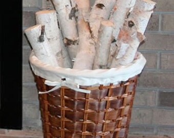 Bundle of White Birch Logs