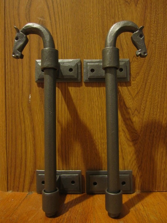 Horse Head Door Pulls by on Etsy
