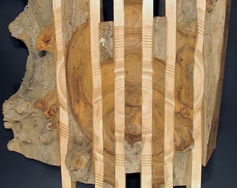 Sculpture Wall Hanging, "Gargoyle", wall art, wood turning