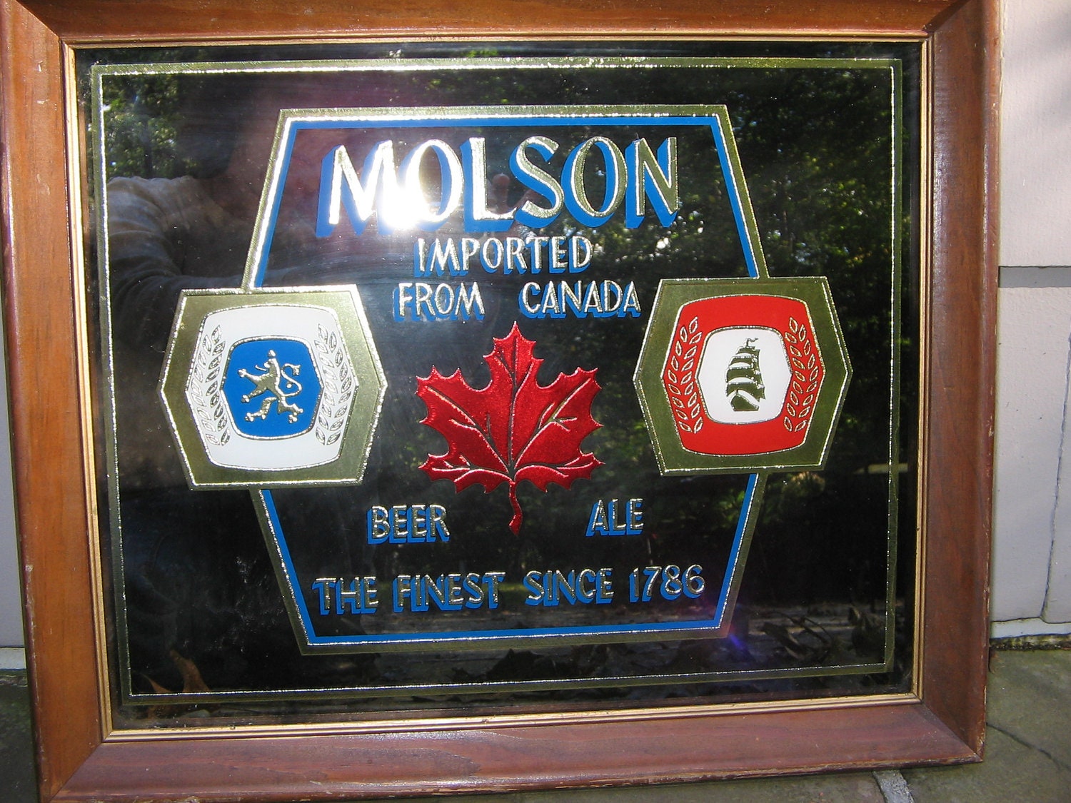 Molson Beer Bar Mirror by eclecticdepot on Etsy