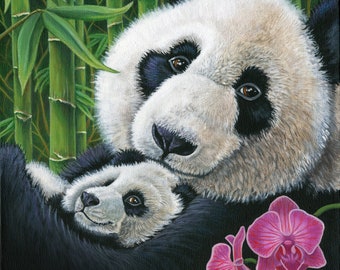  Panda  painting  Etsy