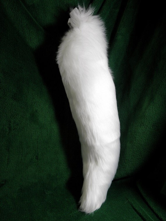 CUSTOM 23in Single Color Wolf Tail Costume Cosplay