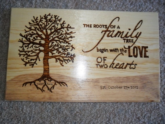 items similar to personalized wood burning plaque wedding anniversary