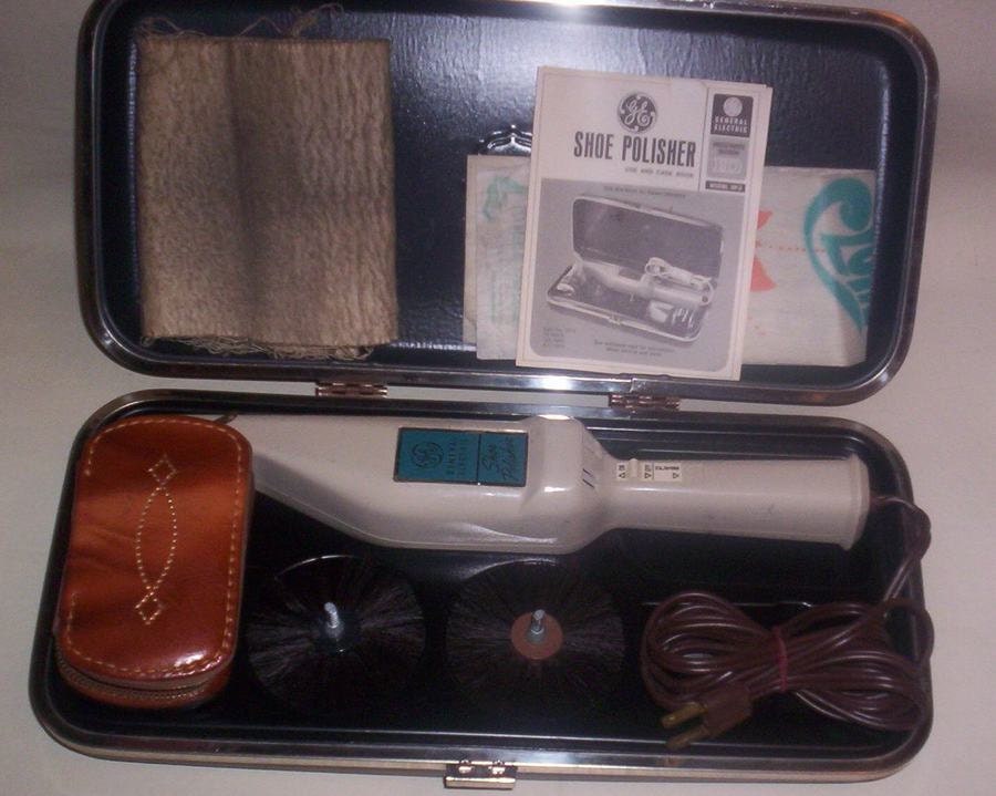 GE General Electric Shoe Polisher Kit With by TwoVintageChicks