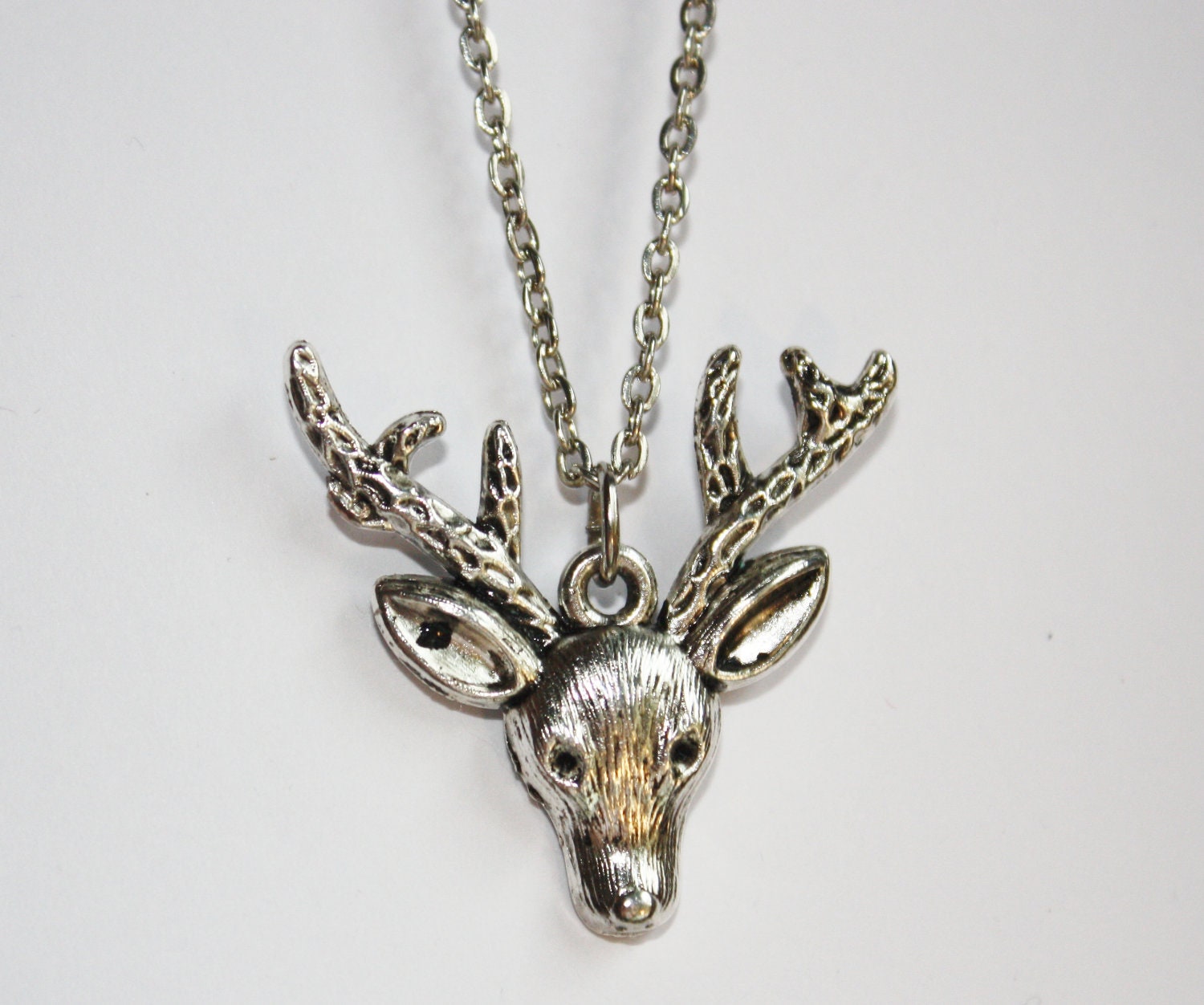 Deer pendant necklace jewelry by myLittleOslo on Etsy