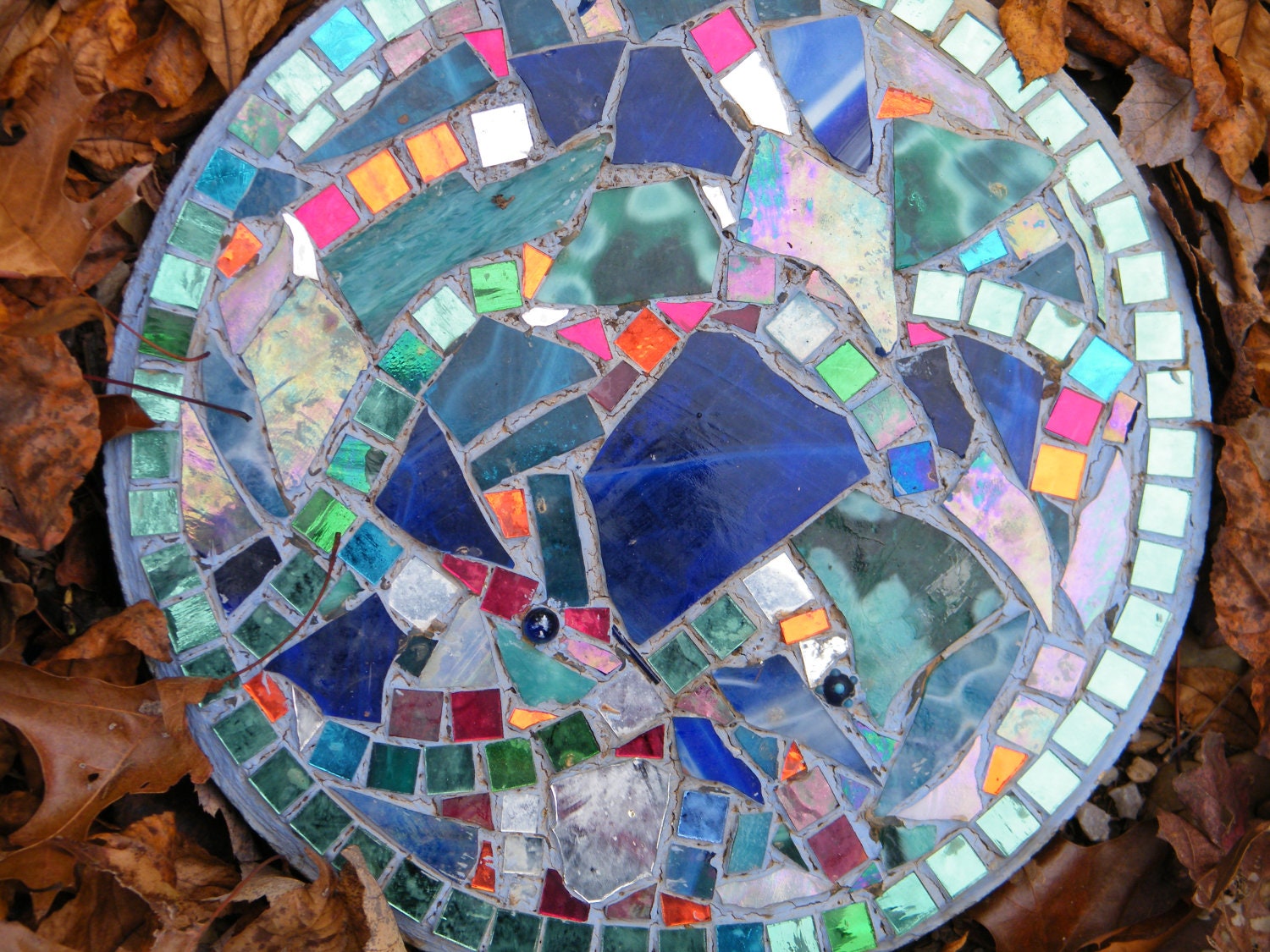 MOSAIC STEPPING STONES by SeaJaneStudios on Etsy
