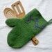 Handmade Felted Oven Mitt